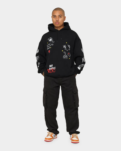 Rats Get Fat No Hope Hoodie Black