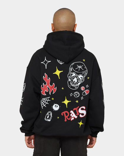 Rats Get Fat No Hope Hoodie Black