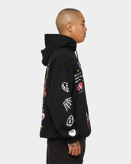 Rats Get Fat No Hope Hoodie Black