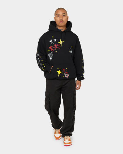 Rats Get Fat Sinners Hoodie Black