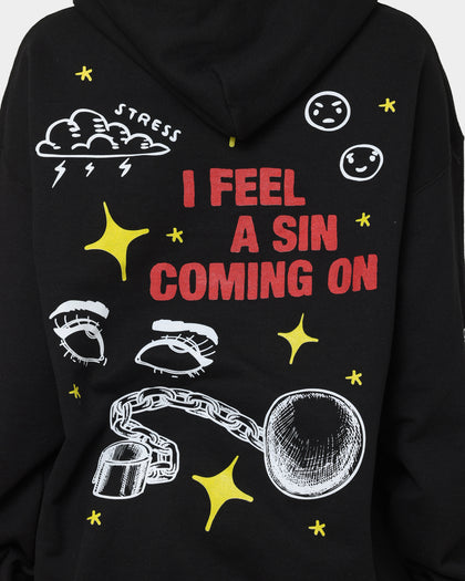 Rats Get Fat Sinners Hoodie Black