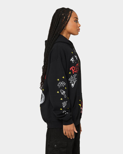 Rats Get Fat Sinners Hoodie Black