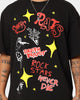 Rats Get Fat Sinners T-Shirt Black