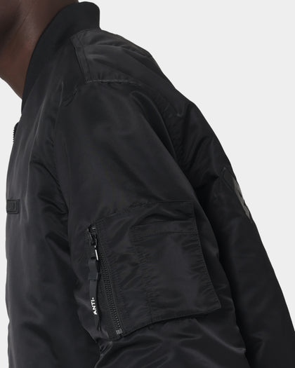 The Anti Order Antidote Oversized Bomber Jacket Black/Black