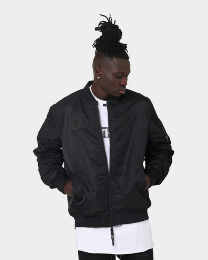 The Anti Order Antidote Oversized Bomber Jacket Black/Black