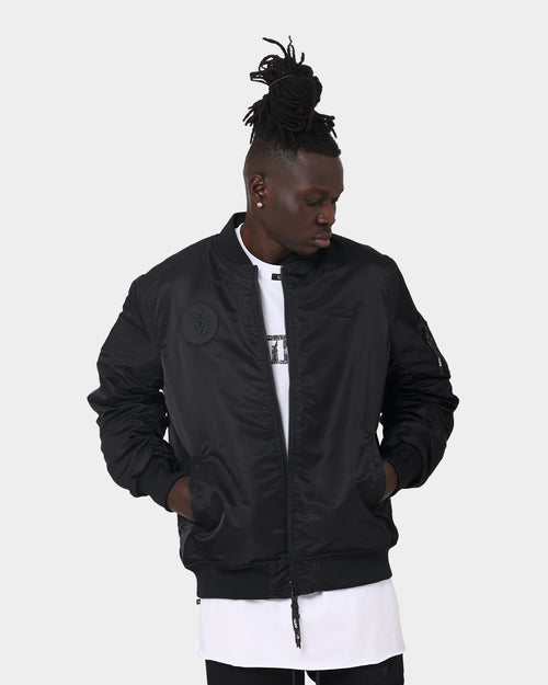 The Anti Order Antidote Oversized Bomber Jacket Black/Black