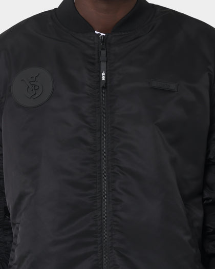 The Anti Order Antidote Oversized Bomber Jacket Black/Black