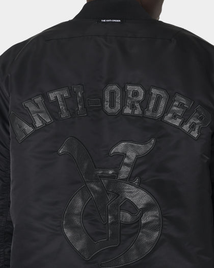 The Anti Order Antidote Oversized Bomber Jacket Black/Black