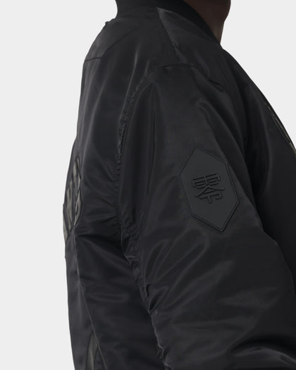 The Anti Order Antidote Oversized Bomber Jacket Black/Black
