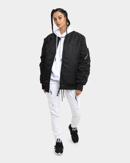 The Anti Order Antidote Oversized Bomber Jacket Black/Black