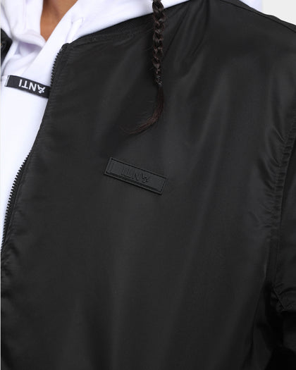 The Anti Order Antidote Oversized Bomber Jacket Black/Black