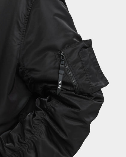 The Anti Order Antidote Oversized Bomber Jacket Black/Black