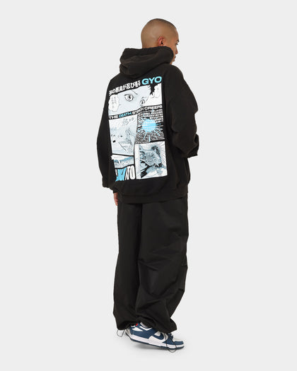 Goat Crew X Gyo Gyo Vintage Hoodie Washed Black