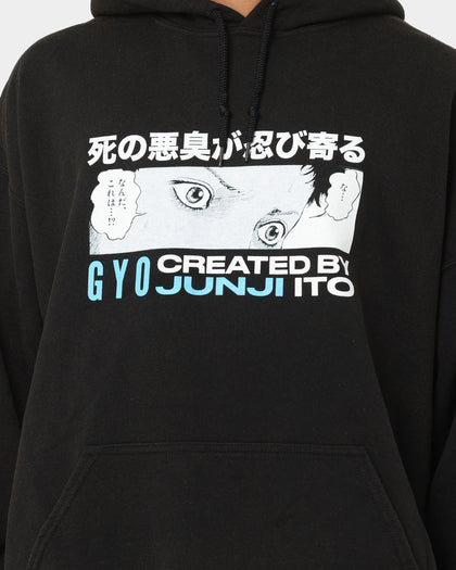 Goat Crew X Gyo Gyo Vintage Hoodie Washed Black