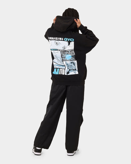 Goat Crew X Gyo Gyo Vintage Hoodie Washed Black