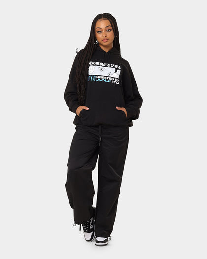 Goat Crew X Gyo Gyo Vintage Hoodie Washed Black