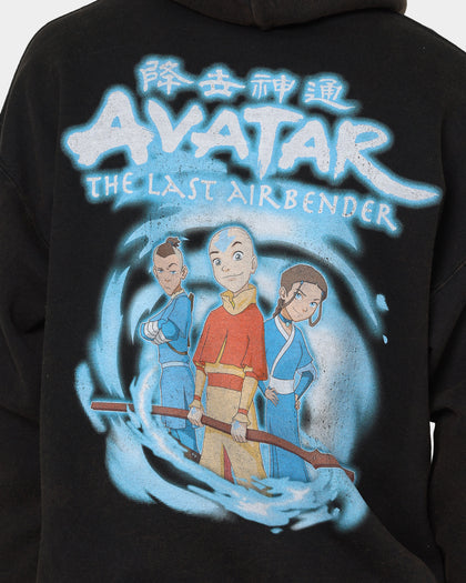 Goat Crew X Avatar: Gaang Vintage Hoodie Washed Black