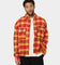 MNML Relaxed Cargo Flannel Shirt Yellow/Red