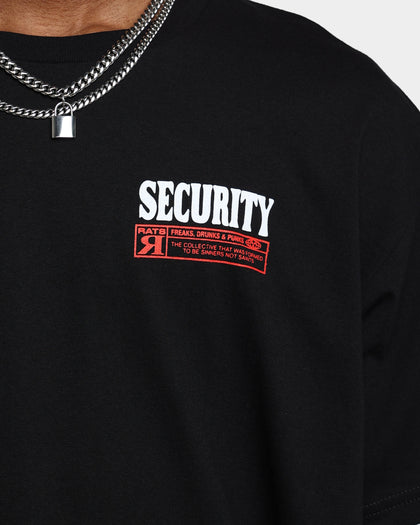 Rats Get Fat Don't Bark T-Shirt Black