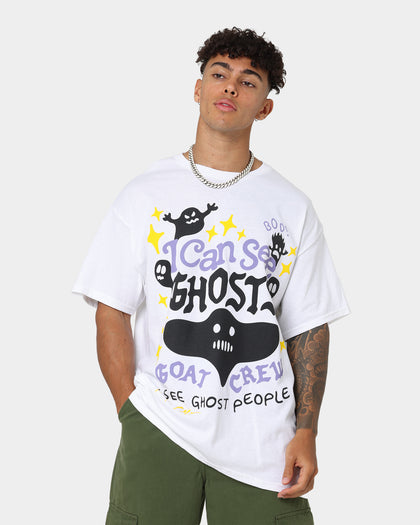Goat Crew I Can See Ghosts All Over Print T-Shirt White