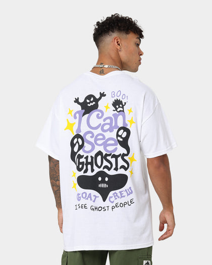 Goat Crew I Can See Ghosts All Over Print T-Shirt White