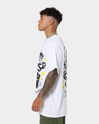 Goat Crew I Can See Ghosts All Over Print T-Shirt White