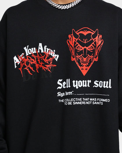 Rats Get Fat Sell Your Soul Crewneck Black