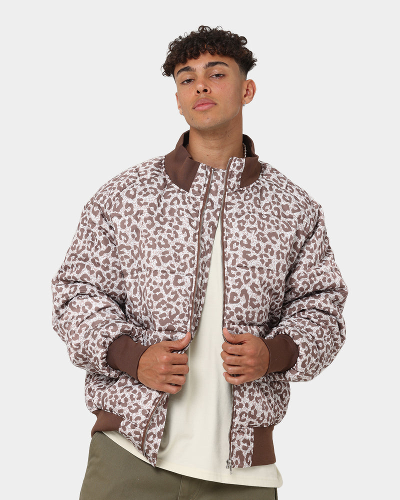 XXIII Leopard Print Puffer Jacket Leopard