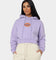 Stussy Women's Globe Hoodie Lavender