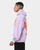 Loiter X Smiley Logo Puff Print Hoodie Lilac