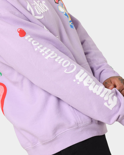 Loiter X Smiley Logo Puff Print Hoodie Lilac