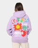 Loiter X Smiley Logo Puff Print Hoodie Lilac