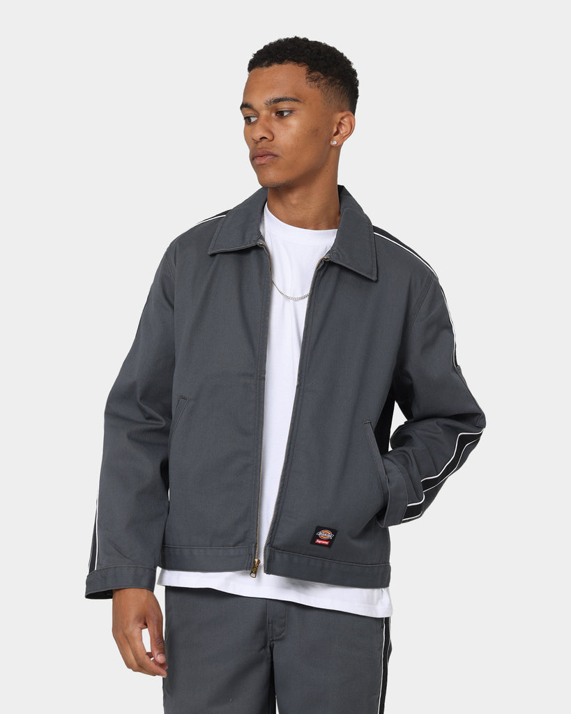 Supreme X Dickies Stripe Eisenhower Jacket Charcoal | Culture Kings