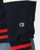 Champion Collegiate Heritage Split Crewneck Navy