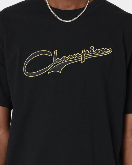 Champion Heritage Collegiate T-Shirt Black/Gold