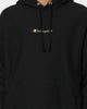 Champion Reverse Weave Relaxed Hem Zip Hoodie Black/Gold