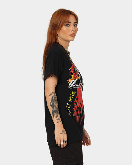 Goat Crew Playoff Skeleton T-Shirt Black/Red