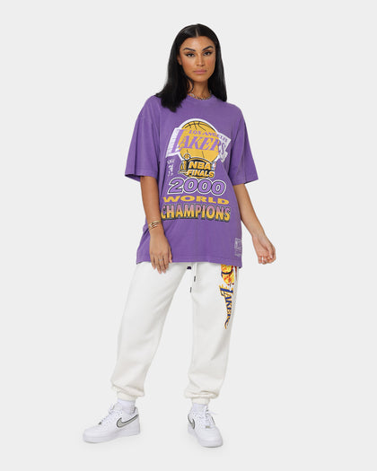 Mitchell & Ness Los Angeles Lakers 2000s World Champions T-Shirt Purple