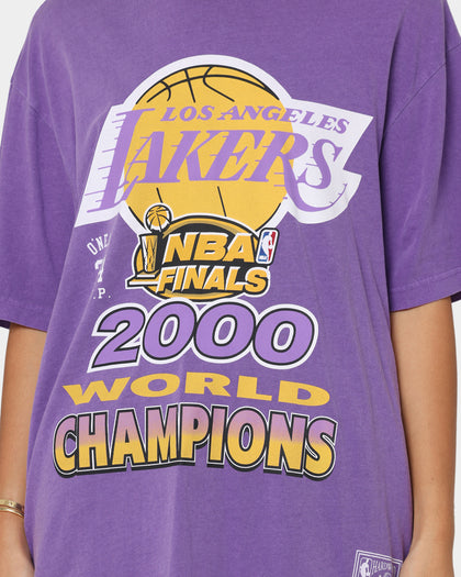 Mitchell & Ness Los Angeles Lakers 2000s World Champions T-Shirt Purple