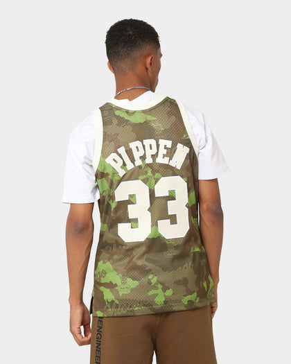 Mitchell & Ness Chicago Bulls '97-'98 Camo Swing Jersey Green Camo