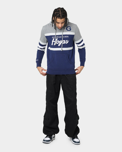 Mitchell & Ness Georgetown Hoyas Head Coach Hoodie Navy