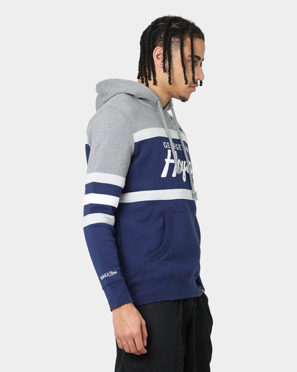 Mitchell & Ness Georgetown Hoyas Head Coach Hoodie Navy