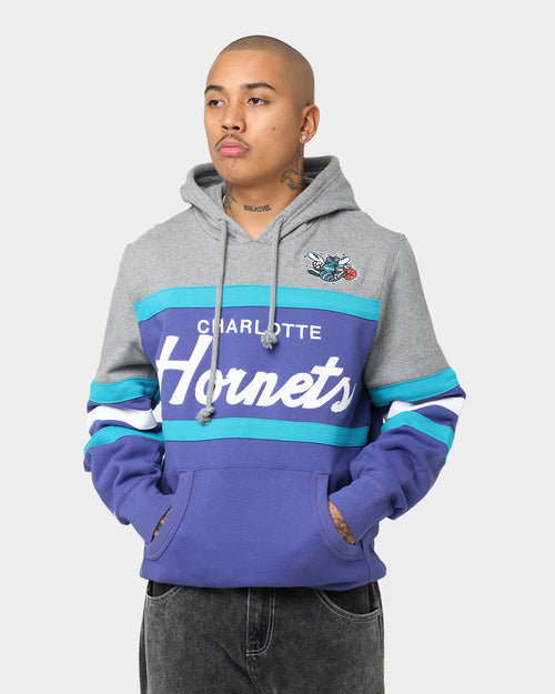 Mitchell & Ness Charlotte Hornets Head Coach Hoodie Royal