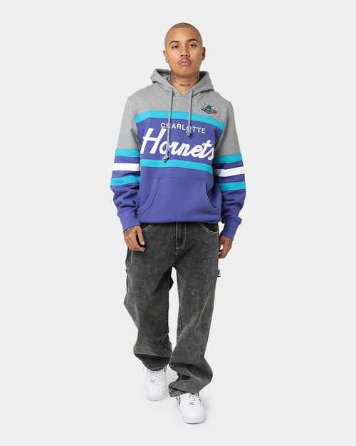 Mitchell & Ness Charlotte Hornets Head Coach Hoodie Royal