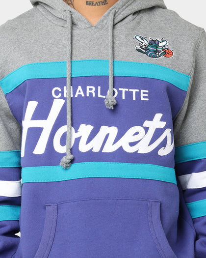 Mitchell & Ness Charlotte Hornets Head Coach Hoodie Royal