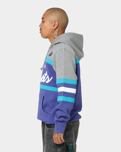 Mitchell & Ness Charlotte Hornets Head Coach Hoodie Royal