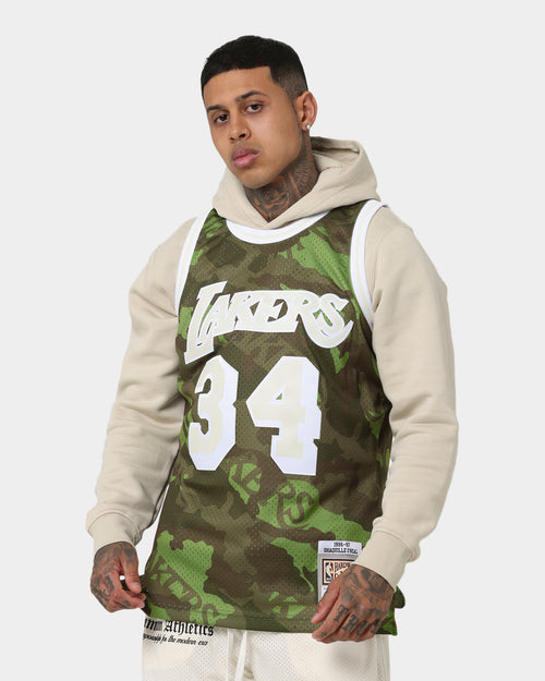 Mitchell & Ness Los Angeles Lakers '96-'97 Camo Swing Jersey Green Camo