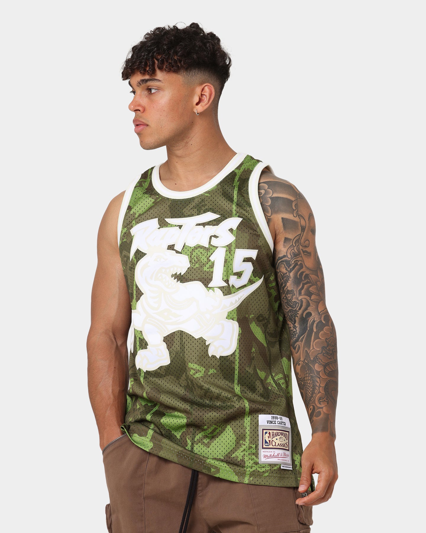 NBA VINCE CARTER ゴーストカモ SWINGMAN JERSEY Mitchell & Ness Vince Carter Toronto Raptors '98-'99 Camo Swing