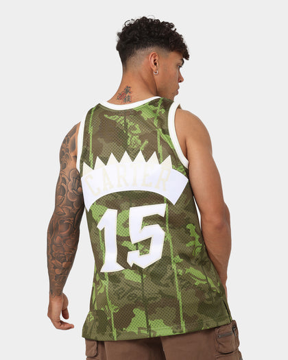 Mitchell & Ness Vince Carter Toronto Raptors '98-'99 Camo Swing Jersey Green Camo