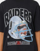 Mitchell & Ness Las Vegas Raiders Helmet Vintage T-Shirt Faded Black